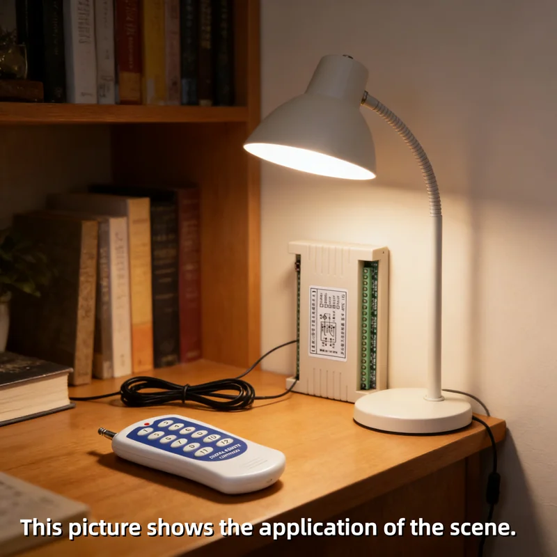 

12-канальный радиочастотный пульт дистанционного управления (12В/24В) для ирригационных насосов, светодиодных светильников, двигателей, толкателей — беспроводная система управления