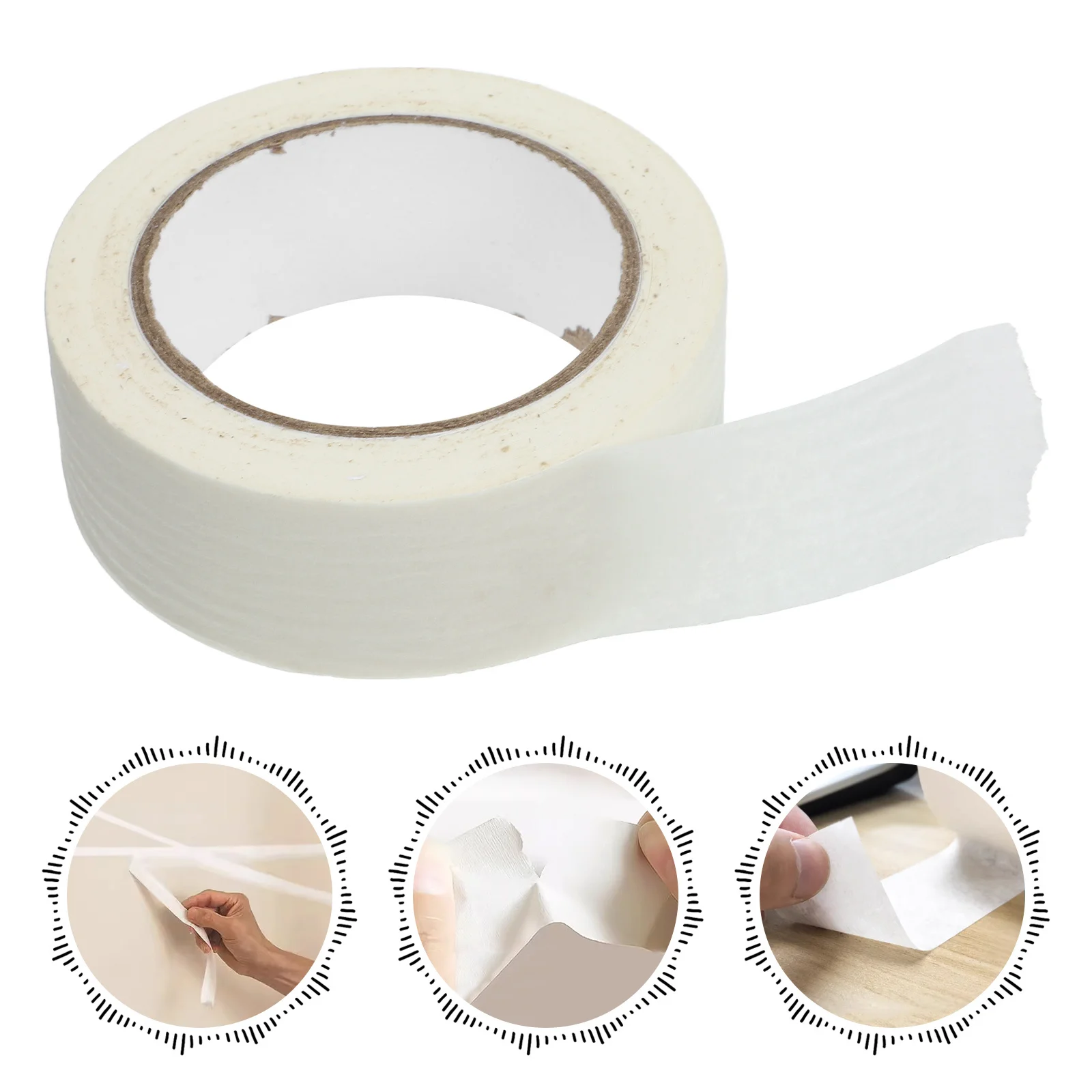 1 Roll 50 Meter Masking Tape for Painting Control Painters Tape Suitable Various Surfaces Artists Auto DIY Use