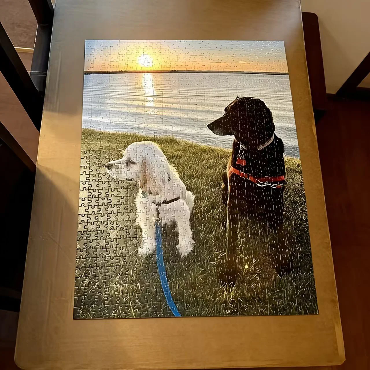 Customizable 1000-Piece Puzzle - Personalized Photo Gift - Portable Rectangular Family Puzzle Game - Suitable for Christmas - Weddings - Birthdays - Advanced Level - Mixed Colors - Christmas - Halloween Gift - Customizable Puzzle - Durable Structure - Puzzle - Cute Puzzle - Activities - Holiday Gift - Custom Keepsake - Reusable - High-Quality Craftsmanship - Commemorative Gift - Suitable for Adults
