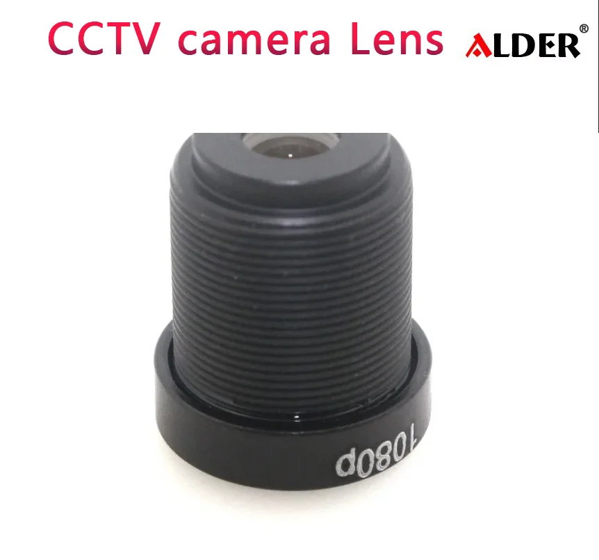 Lensa cctv 1080P, lensa kamera keamanan IP 2.8mm 3.6mm 6mm, lensa CCTV M12 1/2, 5 "Format gambar, lensa kamera pengawas HD