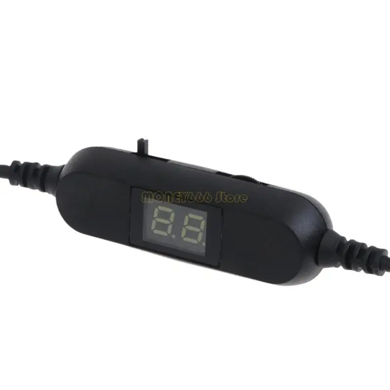 F62C 130cm 1.3-12 Vled Dimmer SwitchingBrightness Ajuste Controlador para ventilador lámpara luz