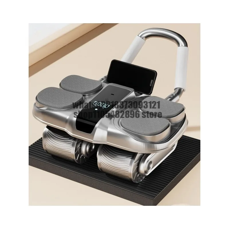 Abdominal Wheel Exercise Abdominal Muscle Trainer Automatic Rebound Curl Abdominal Men's Thin Belly Fitness