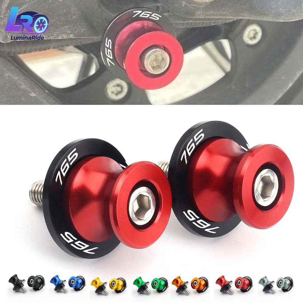 

Swingarm Spools Sliders For Triumph 765rs Street Triple 765 RS 765 R 765r Motorcycle CNC 8M Stand Screws Bolts Swing Arm