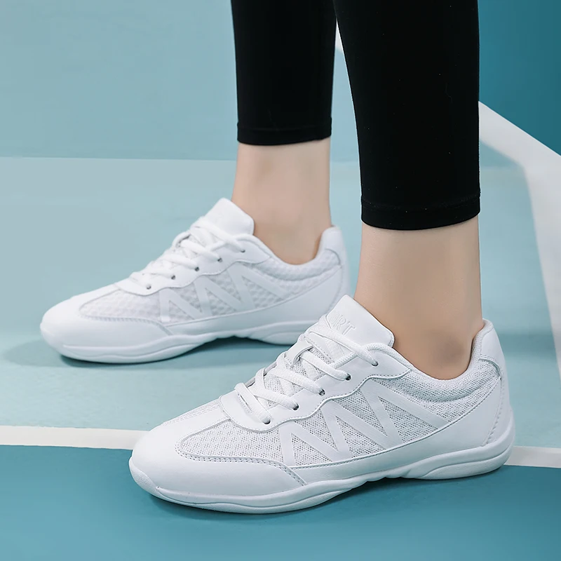 

2023 New Competitive Aerobics Shoes Children's Team Training Competition Gymnastics Sports Shoes Unisex Cheerleading Shoes