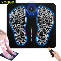 Foot Massager EMS Rechargeable Massage Mat Foot Relaxation Pads Electric Foot Massage Tool To Relieve Sore Feet Home Fitness