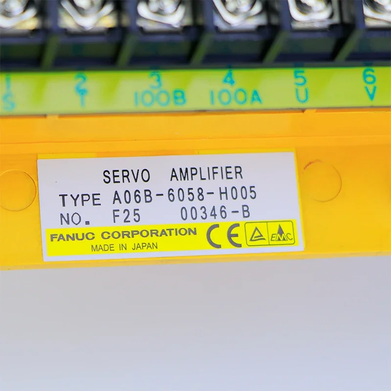 A06B-6058-H005 Used  FANUC  servo amplifier for CNC Controller