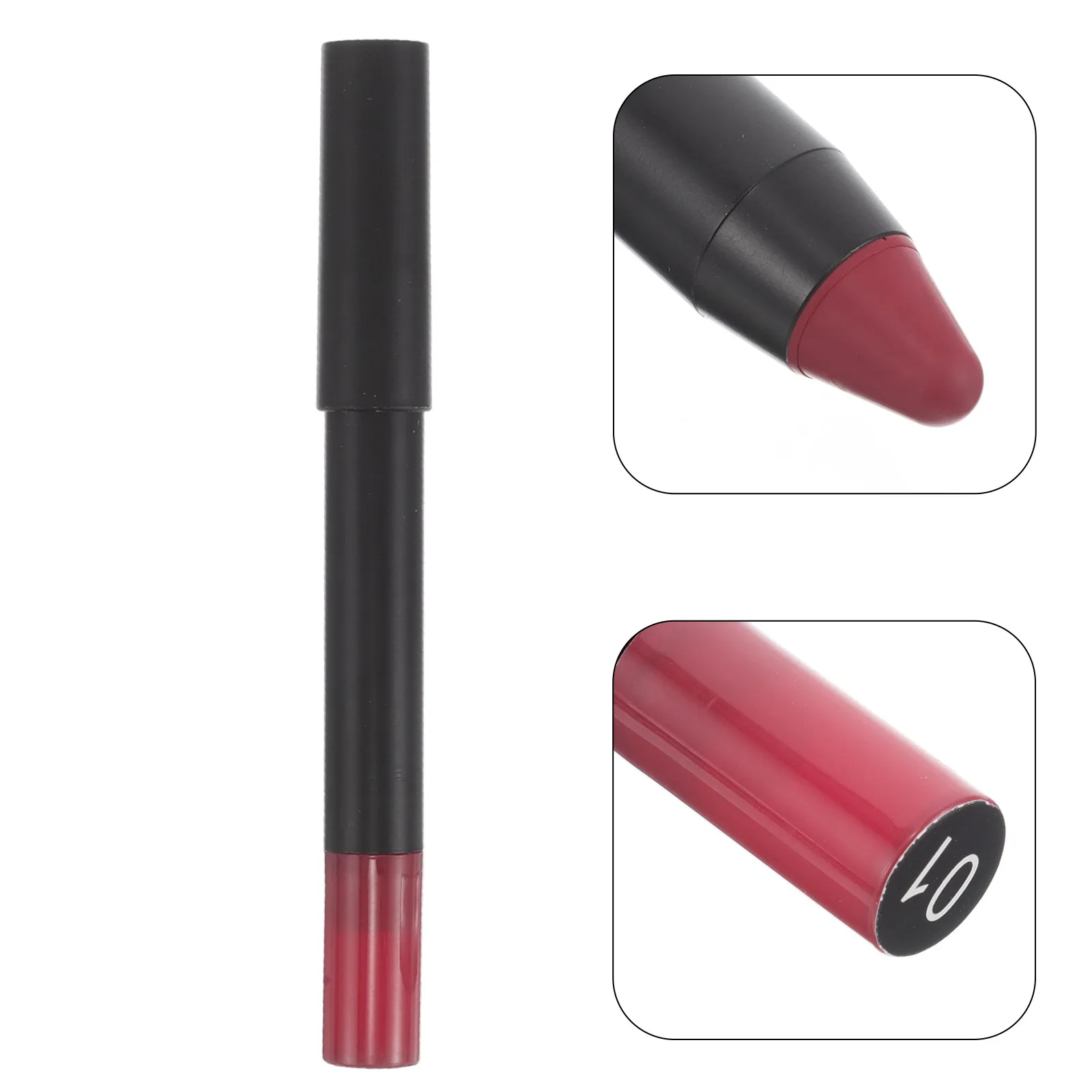 

Cream Lip Stain Pen Smudge Proof Long Wearing Matte Lip Liner for Women Easy to Use Fine Line Control Makeup Tool for All