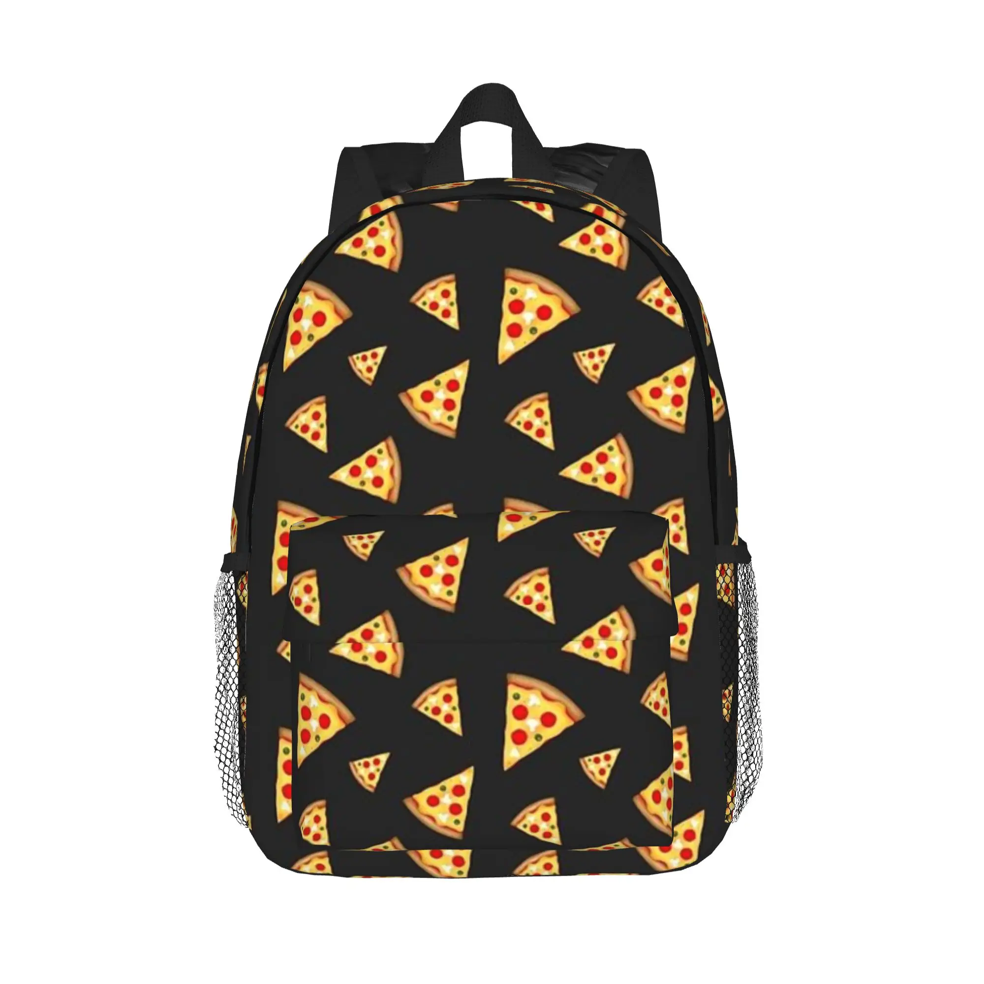 Cool and fun pizza slices pattern Socks58 Backpack Hot Sale Daypack Boys Girls BookBag Shoulder Bags for Men Women School Bag