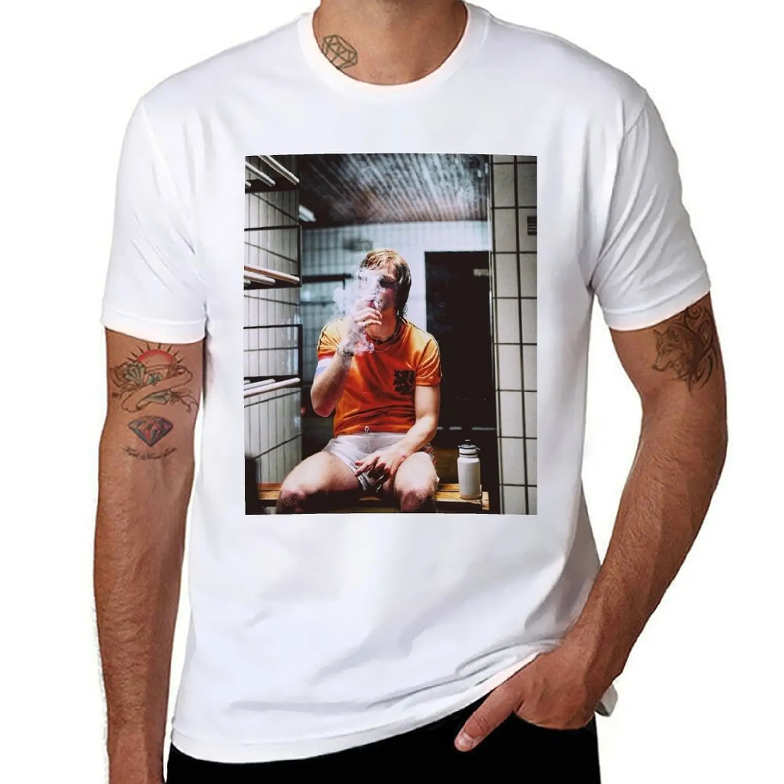 

Cruyff Smoking T-Shirt man t shirts for men casual cotton t shirt pack T-Shirt