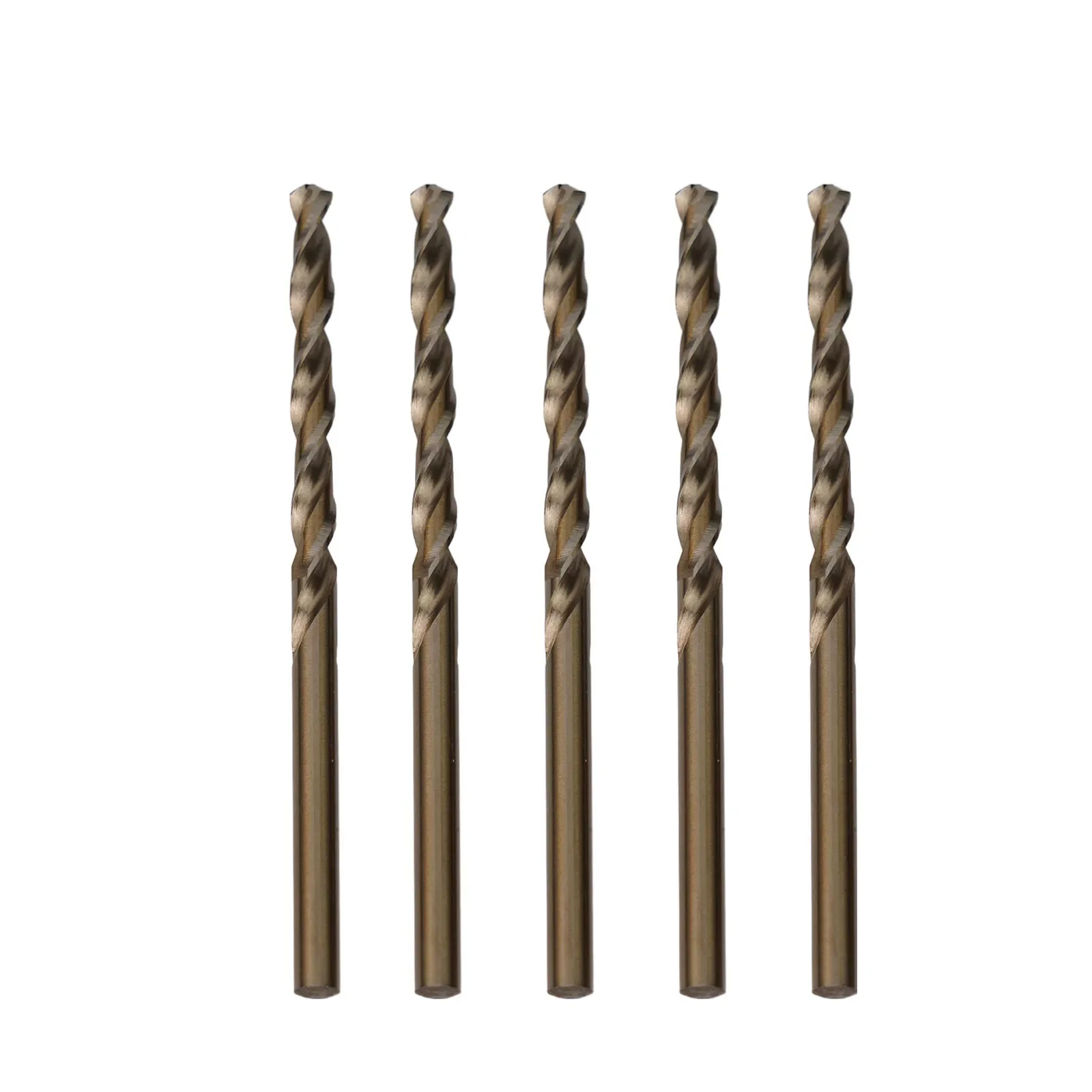 

5pcs HSS M35 Cobalt Drill Bit Set Straight Shank Twist Drill Bit Hole Cutter For Metal Stainless Steel Drilling Power Tool 1-4mm