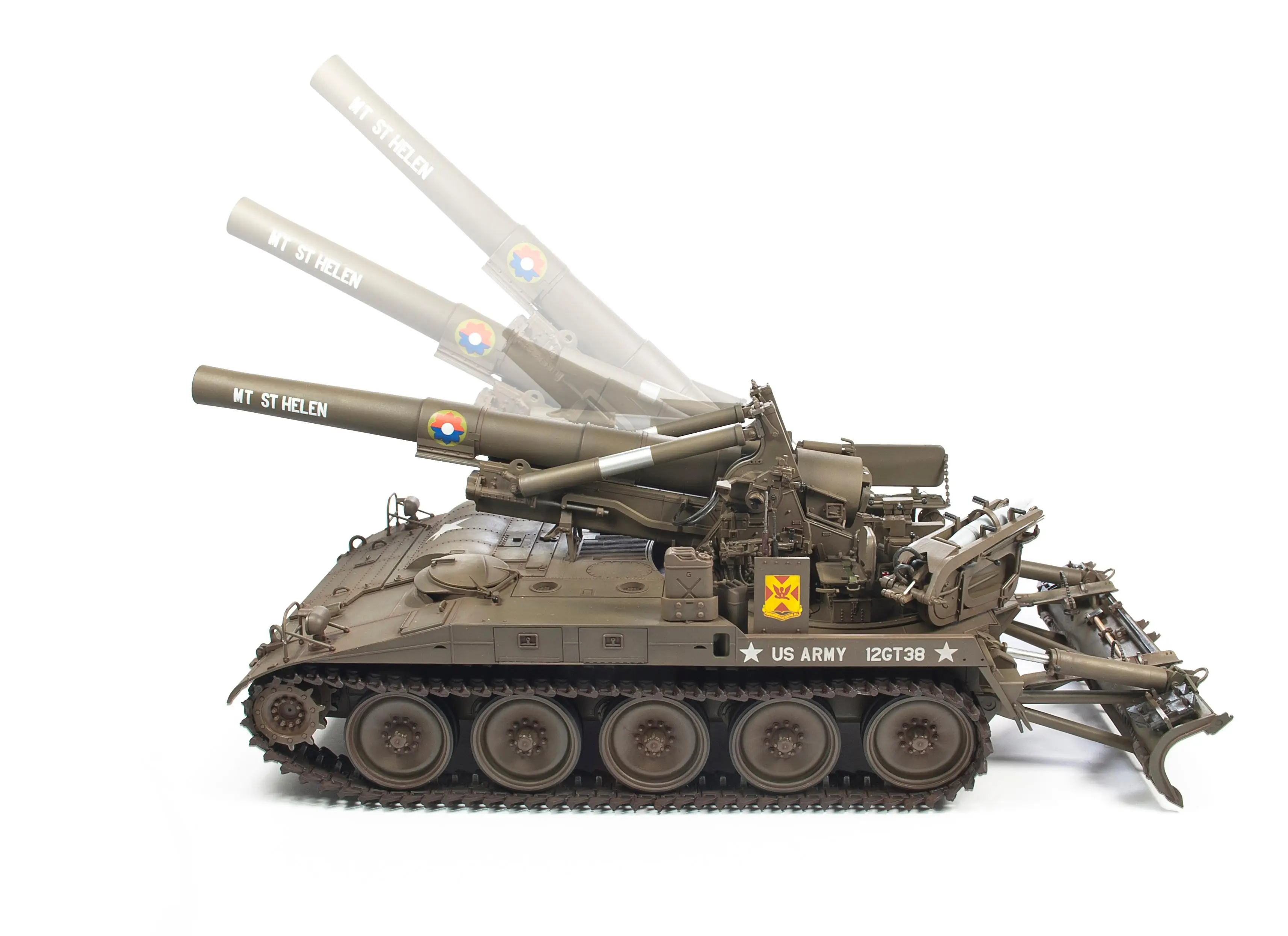 AFV Club AF35110 1/35 Scale U.S.ARMY M110 8in (203MM) self-propelled HOWITZER Assemble Model Kit