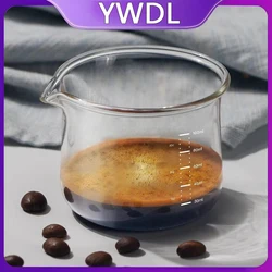 YWDL Espresso Measuring Cup 100ml Clear Scale Espresso Shot Glasses Coffee Extraction Cup Milk Cup Kitchen Coffee Accessories