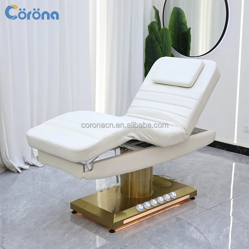 Coofull Professional Electric Hydraulic Beauty Care Therapy Spa Bed Massage Table