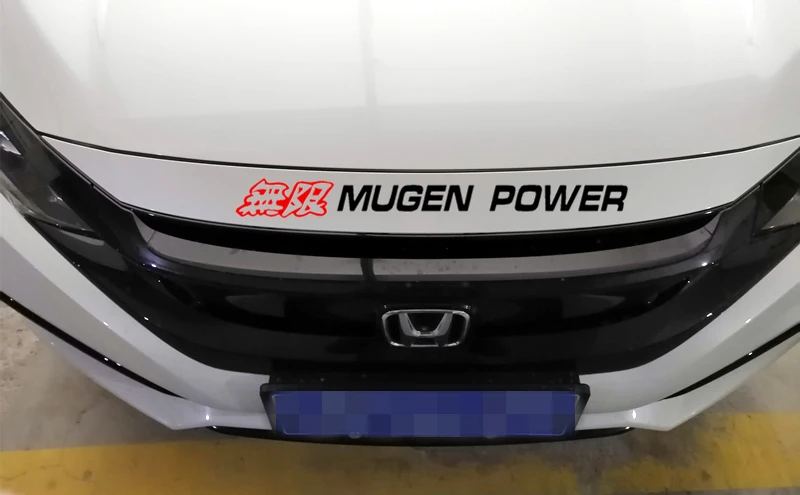Car Stickers Mugen Power Sports Decals For Honda Fit Civic CRV XRV Doors Window Windshield Auto Tuning Styling Vinyls D30