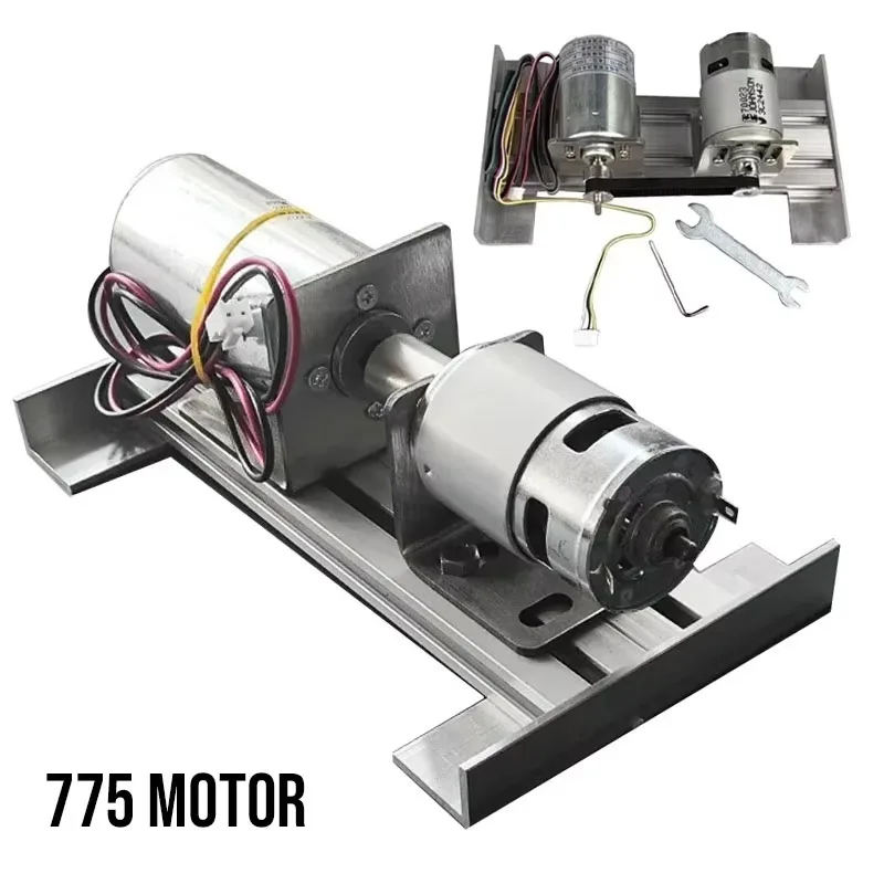 

【Fashionable】DIY 775 Drive Motor Generator High Voltage DC Motor Permanent Brushless Generator Set Double Bearing Mute 775 Motor