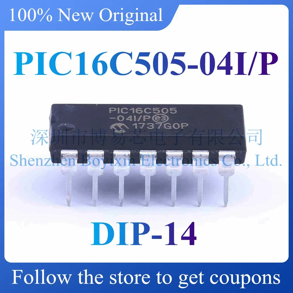 

NEW PIC16C505-04I/P Original Product DIP-14