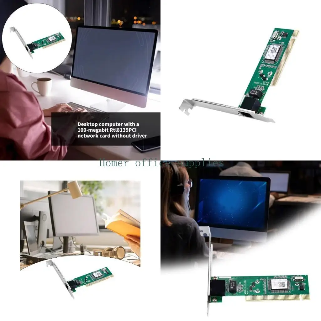 

K43B 100Mbps High Performances PCI Networking Card Not Driver Setups for Desktop Support