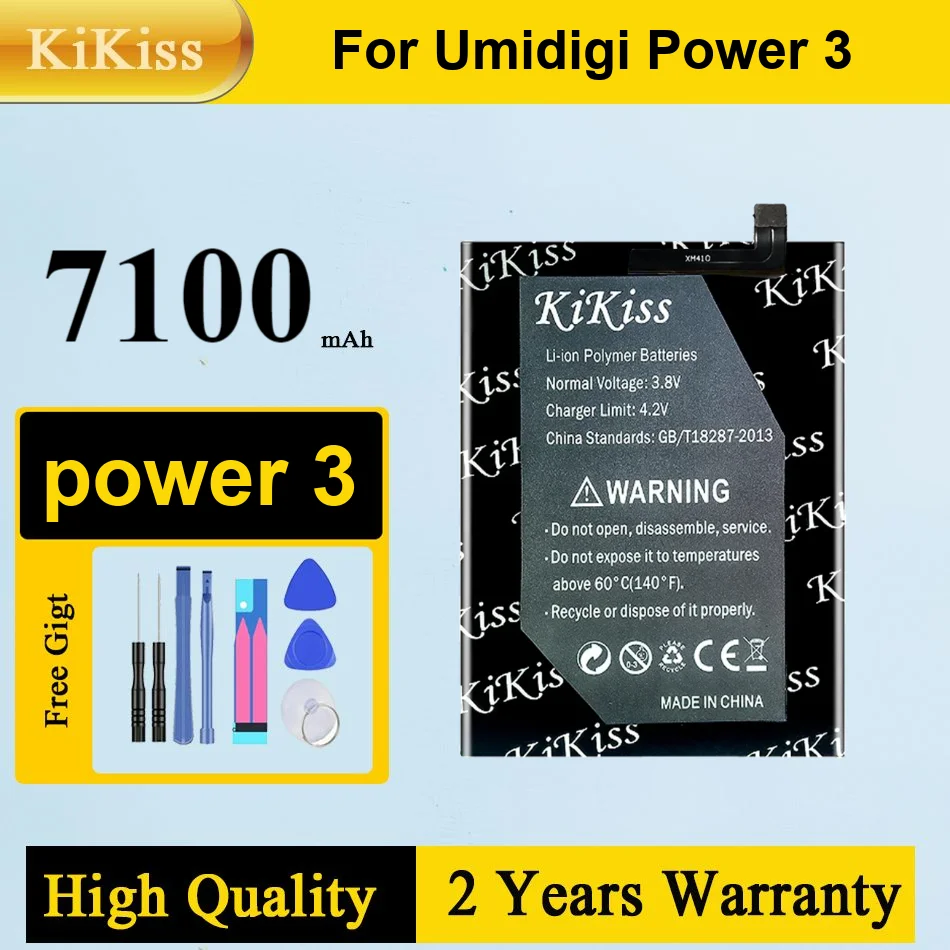

7100 мАч Kikiss Battery Power 3 для Umidigi Umi
