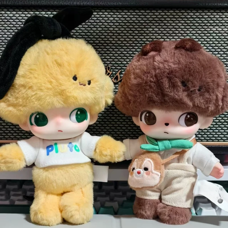 

High Quality Dimoo Blind Box World Face doll Plush Keychain Anime Figure Cute Collectible Figure Mystery Box Fun Kids Gift