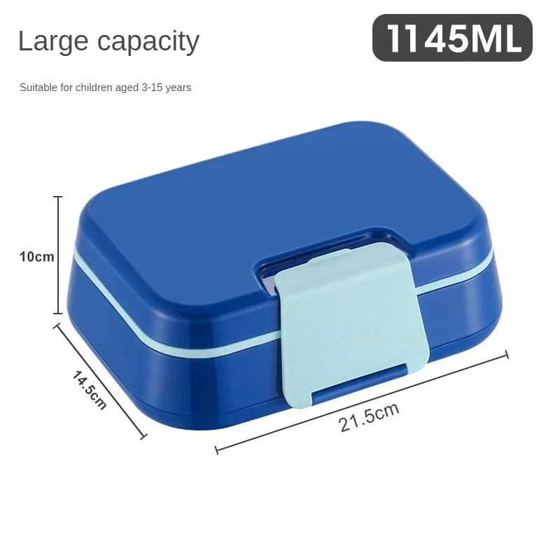 Student Fruit Salad Box Children\'s Compartmented Sandwich Lunch Box Adult Sealed Lunch Box