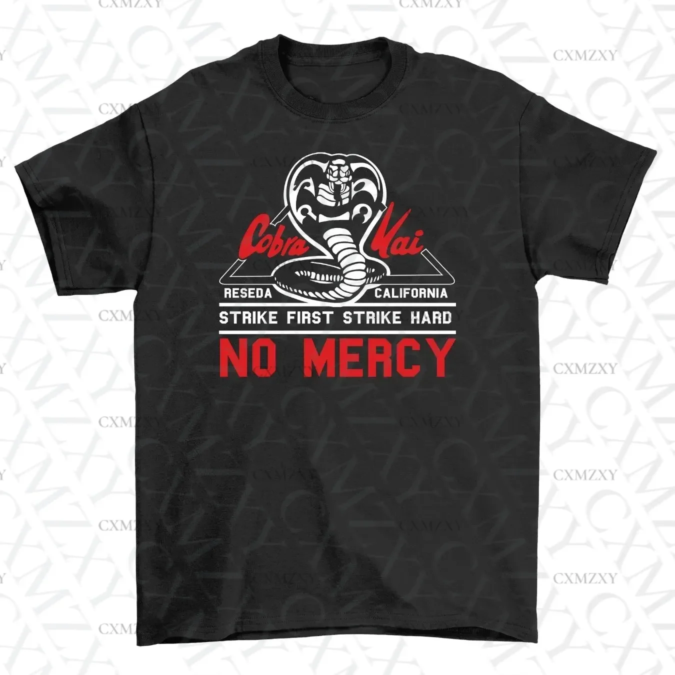 

Work Kai Pre-emptive Punch Pattern T-Shirt - Design 100% Cotton Printed Cobra Short Sleeves for Men and Women