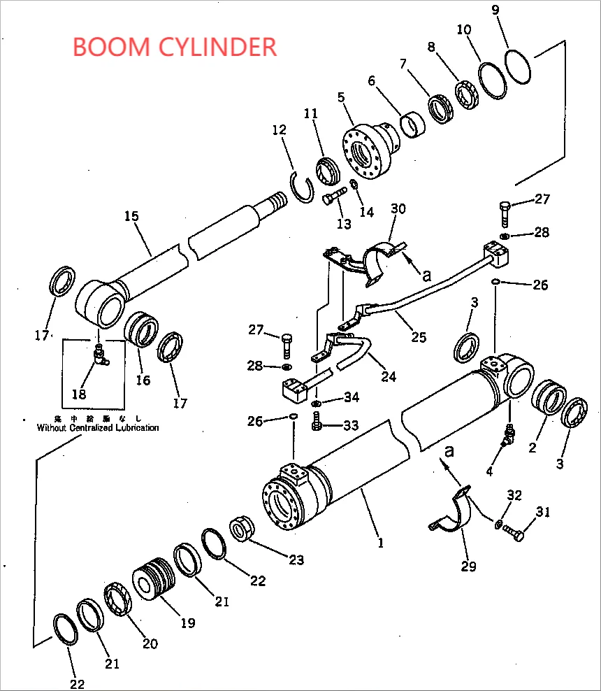 KOMATSU PC130-5 BOOM/ARM/BUCKET/BLADE/SWING SEAL KIT AND MAIN PUMP MAIN VALVE SWING MOTOR TRAVEL MOTOR SWIVEL JOINT KIT