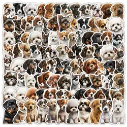 100Pcs Cute Animal Dog Stickers Decals Gift for Laptop Car Luggage Notebook Scrapbook Cartoon Graffiti Sticker Kid Toys