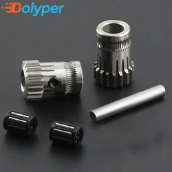 Dual Drive Gear Hardened Steel Upgrade Feed Gear Extruder Kit For BMG For Prusa DIY Bowden Direct Extruder 3d Printer Parts