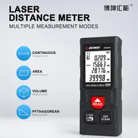 SNDWAY Mini Metal Laser Distance Meter Rechargeable Rangefinder High Precision 40M 50M 60M Range Trena Measure Tape Construction