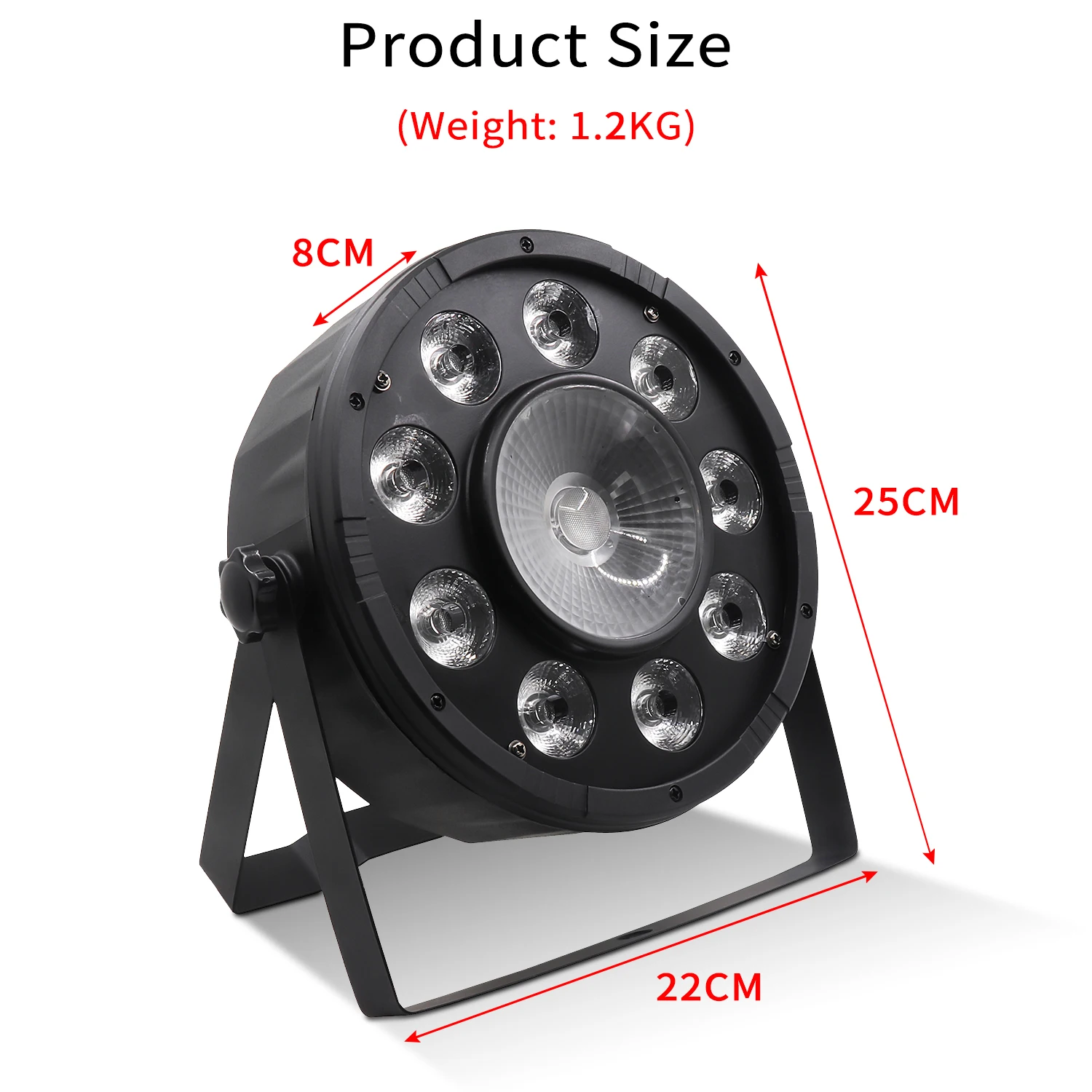 2 개/몫 25 도 9x10W 30w RGB 3 in 1 파 빛 9*10w 30w Led DMX512 제어 DJ 조명 전문 무대 디스코 장비