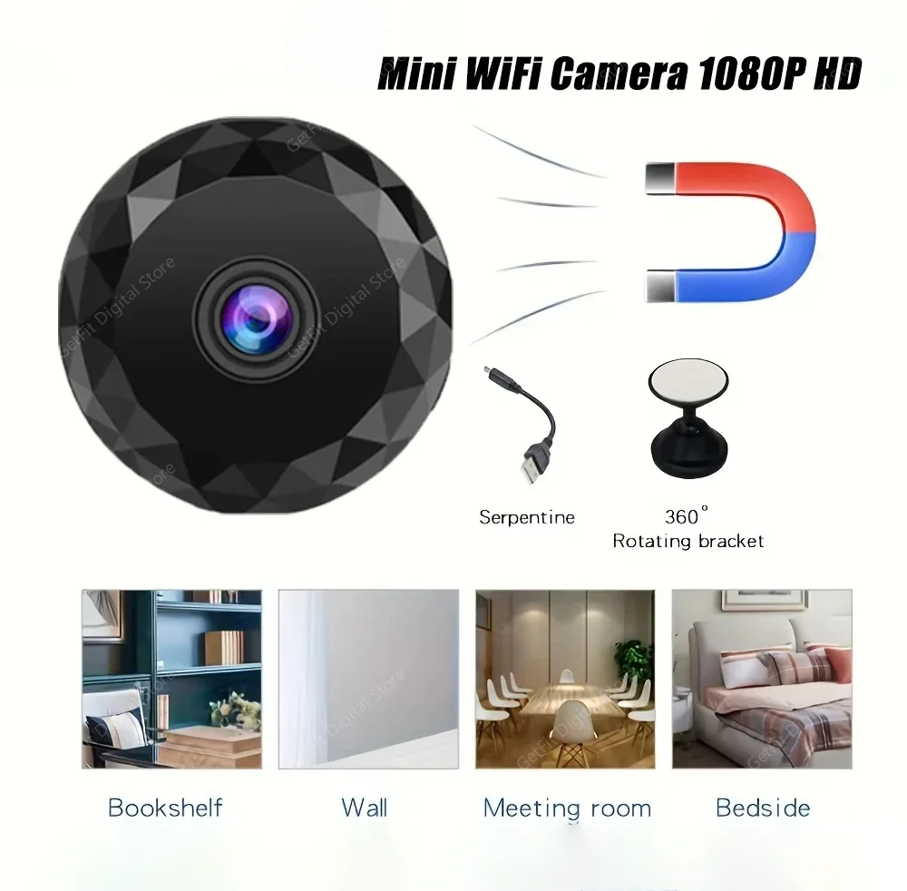 Xiaomi Mini Camera 1080P HD WiFi Wireless Security Camera Security-Protection Voice Video Surveillance Night Version Camcorder