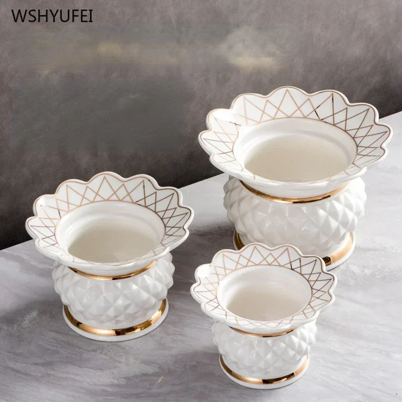 Ceramics Supply Tray Censer Vase Water Cup Buddhist Temple Supplies Supply Platform Temple Shops Desktop Decoration Sacrifice