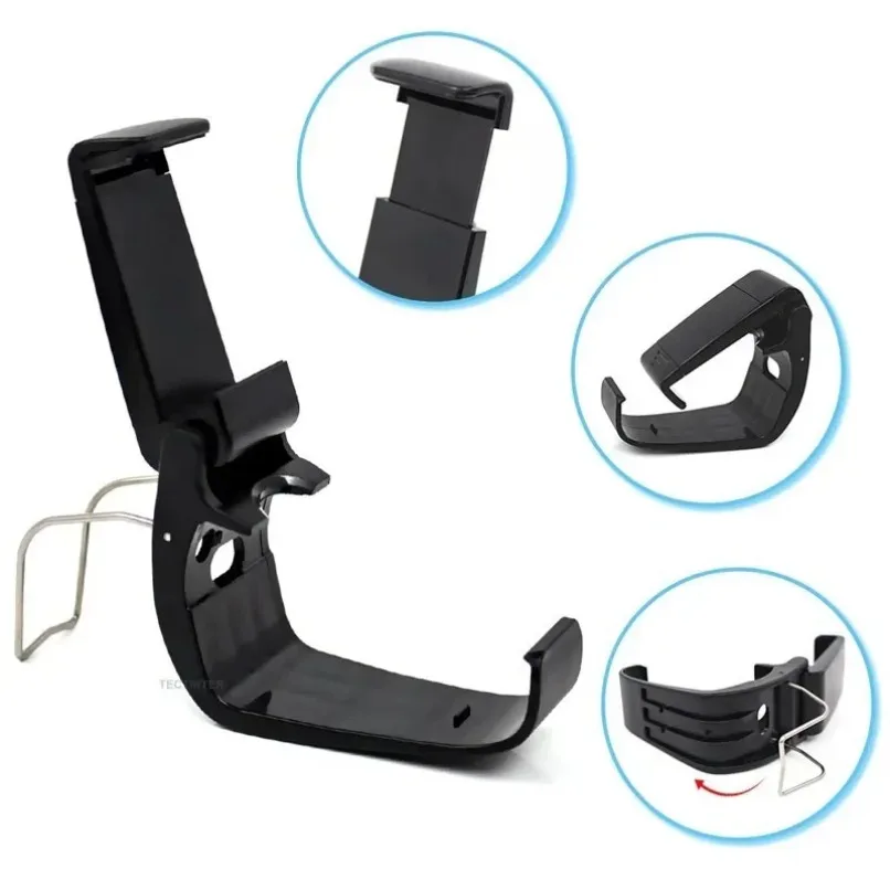 Adjustable Phone Holder Clamp for Xbox Series S/X Gamepad Controller Gaming Bracket Mount Compatible with Mobile Smartphone