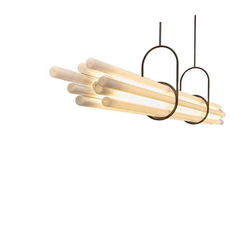 

Modern simple restaurant chandelier dining table bar living room fishing line chandelier
