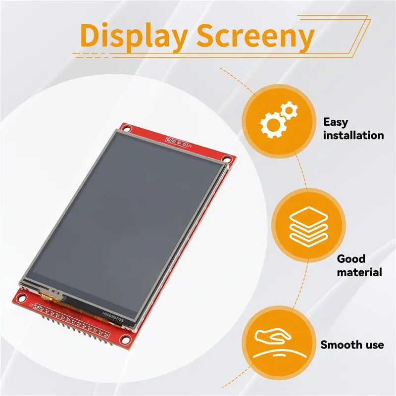 A23F-1 PCS 3.5 Inch TFT LCD Display Screen SPI Serial LCD Module Driver IC ILI9488 Support Capacitive Touch