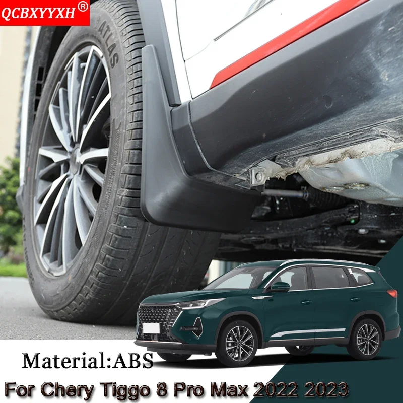 For Chery Tiggo 8 Pro Max 2022 2023 ABS Car Mud Flaps Splash Guard Mudguard Mudflap Fender External Cover Automobile Accessories