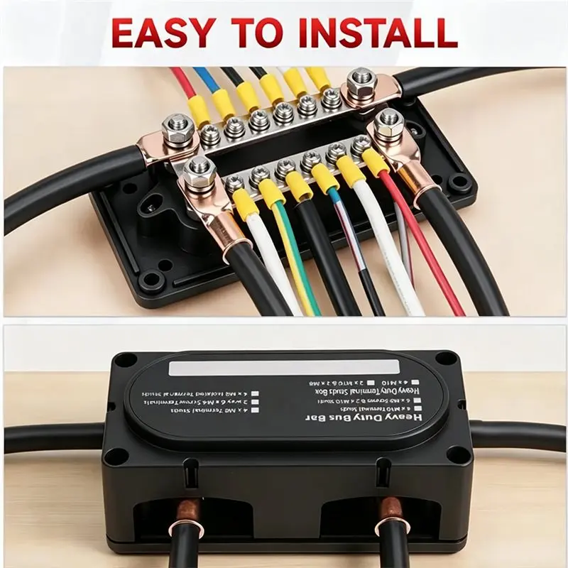 TFORU-12-Circuit M6 Terminal Busbar (100A, 48V)