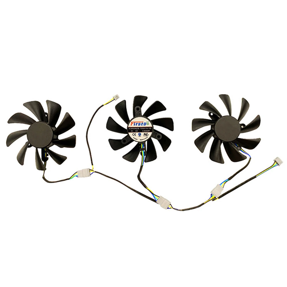 1/3PCS Replacement Graphics Cooling Fan for DATALAND RX6700XT 6800 6800XT 6900XT X-Serial Video Card Cooler FD8015U12D