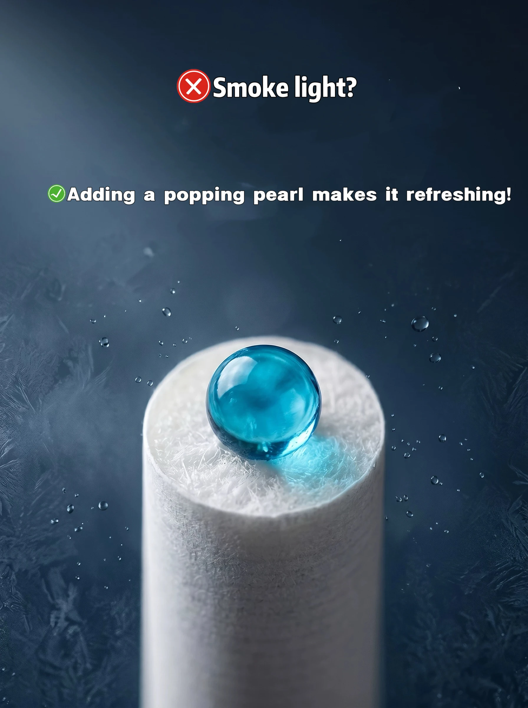 DIY Portable Smoking flavours Capsules Pops 3000 Beads with Push box Pusher Cigarette Fruit Menthol Mint Black ice Burst Balls