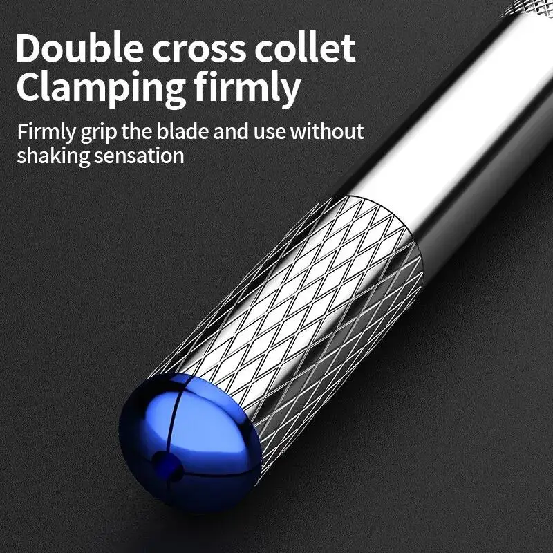 13pcs Metal Scalpel Knife Portable Blue Box includes 3pcs Carving Handles 10pcs Knife Blades DIY Repair Tool Metal Carving Knife