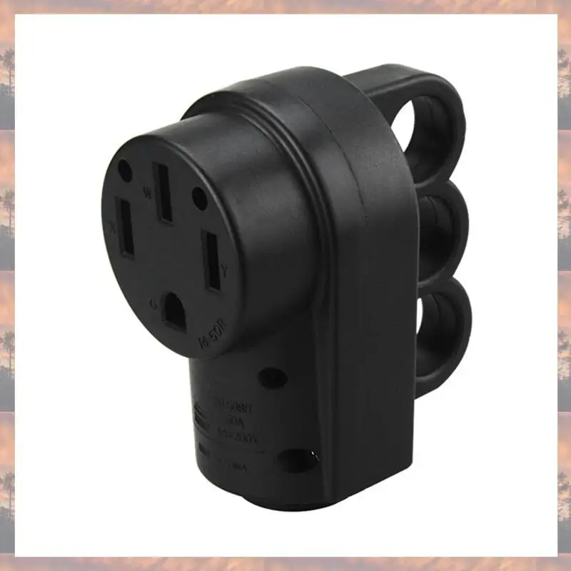 Tren 2025 Steker Listrik Pengganti Wadah RV 50AMP 14-50P 125V/250V Steker Listrik Pengganti Trailer Perjalanan Steker Aksesori RV