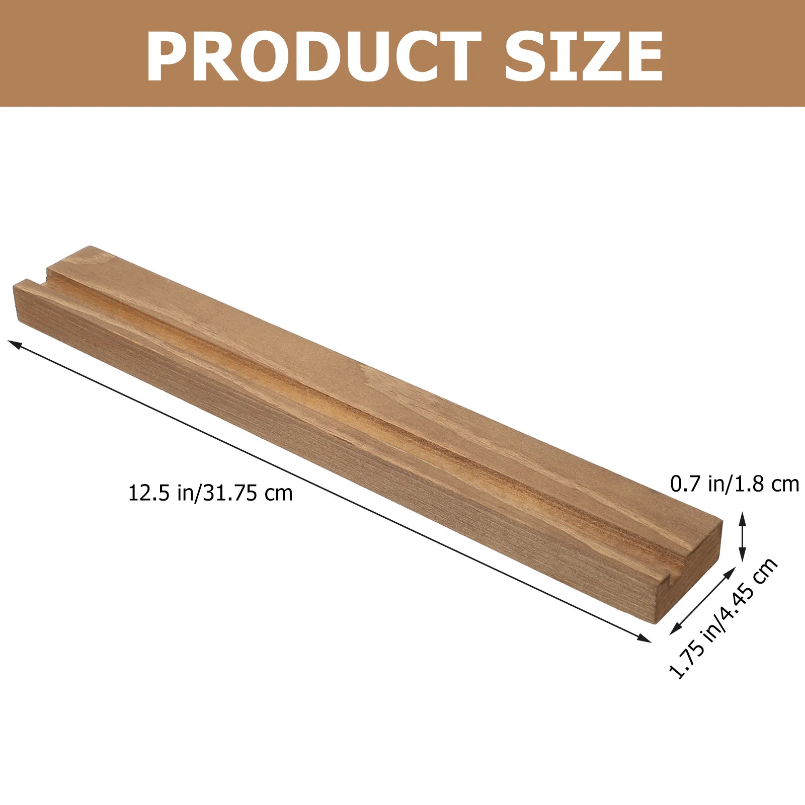 Wood Vinyl Record Holder Wall Mounted Simple Design Multi-Use Record Stand Magazine Display Rack Organizer Cd Storage Rack view 3