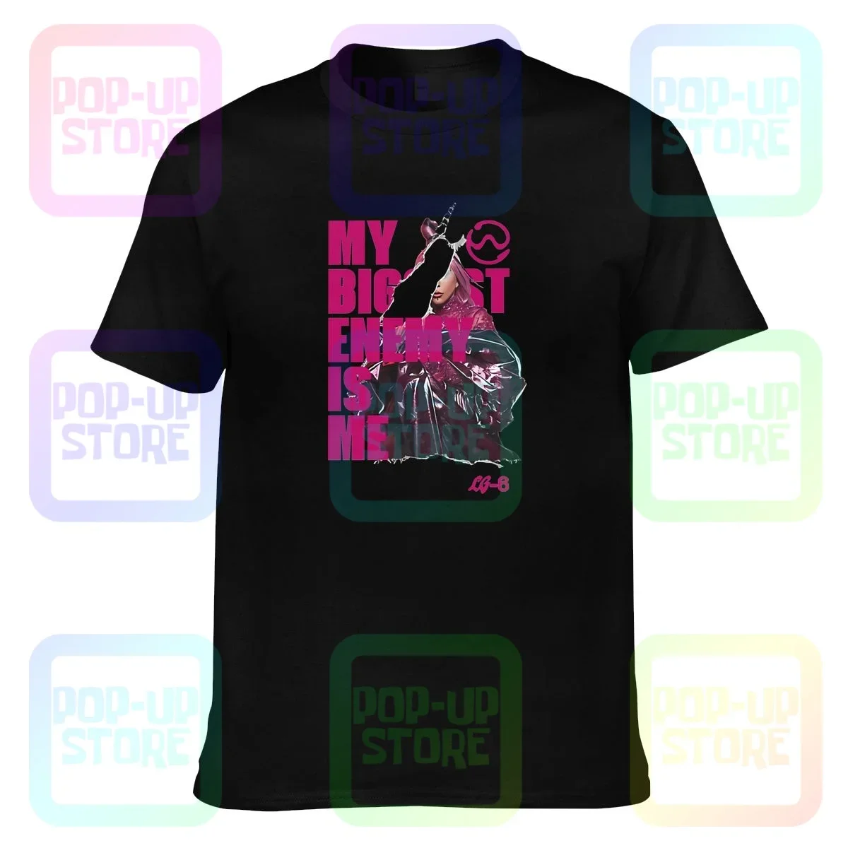 My Biggest Enemy Is Me Lady Gaga Singer Chromatica Album T-shirt Tee Shirt Cute Natural