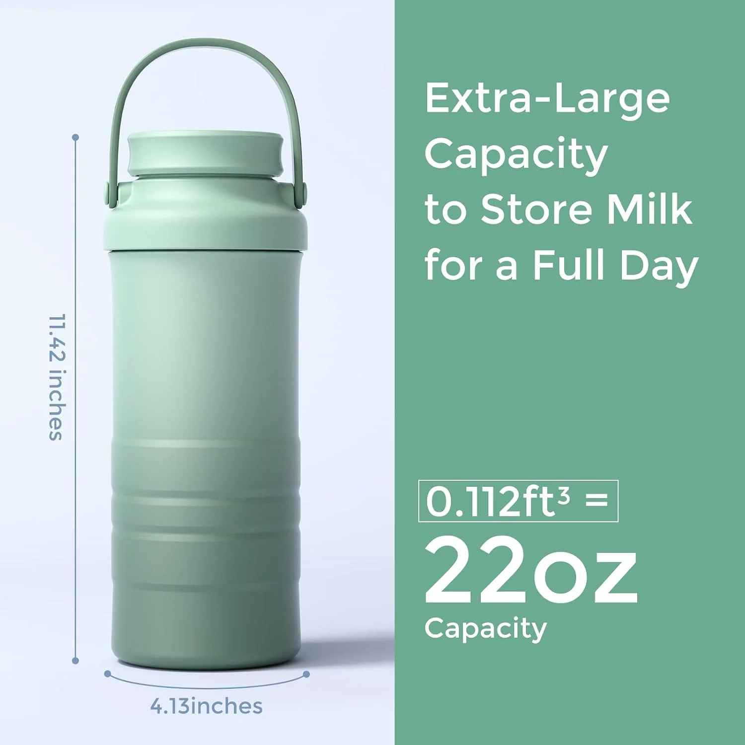 Portable Breast Milk Cooler Bottle Breastmilk Chiller for Travel Cooling Keeps Milk Fresh for Breastfeeding Breastmilk Storage