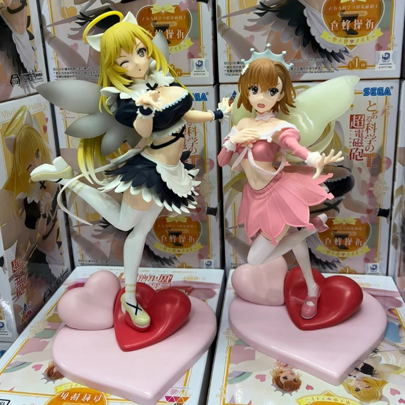 

В наличии: Оригинальная коллекционная фигурка Sega A Certain Scientific Railgun T Shokuhou Misaki Maid Ver. Модель Мисаки Микото в образе феи-горничной.