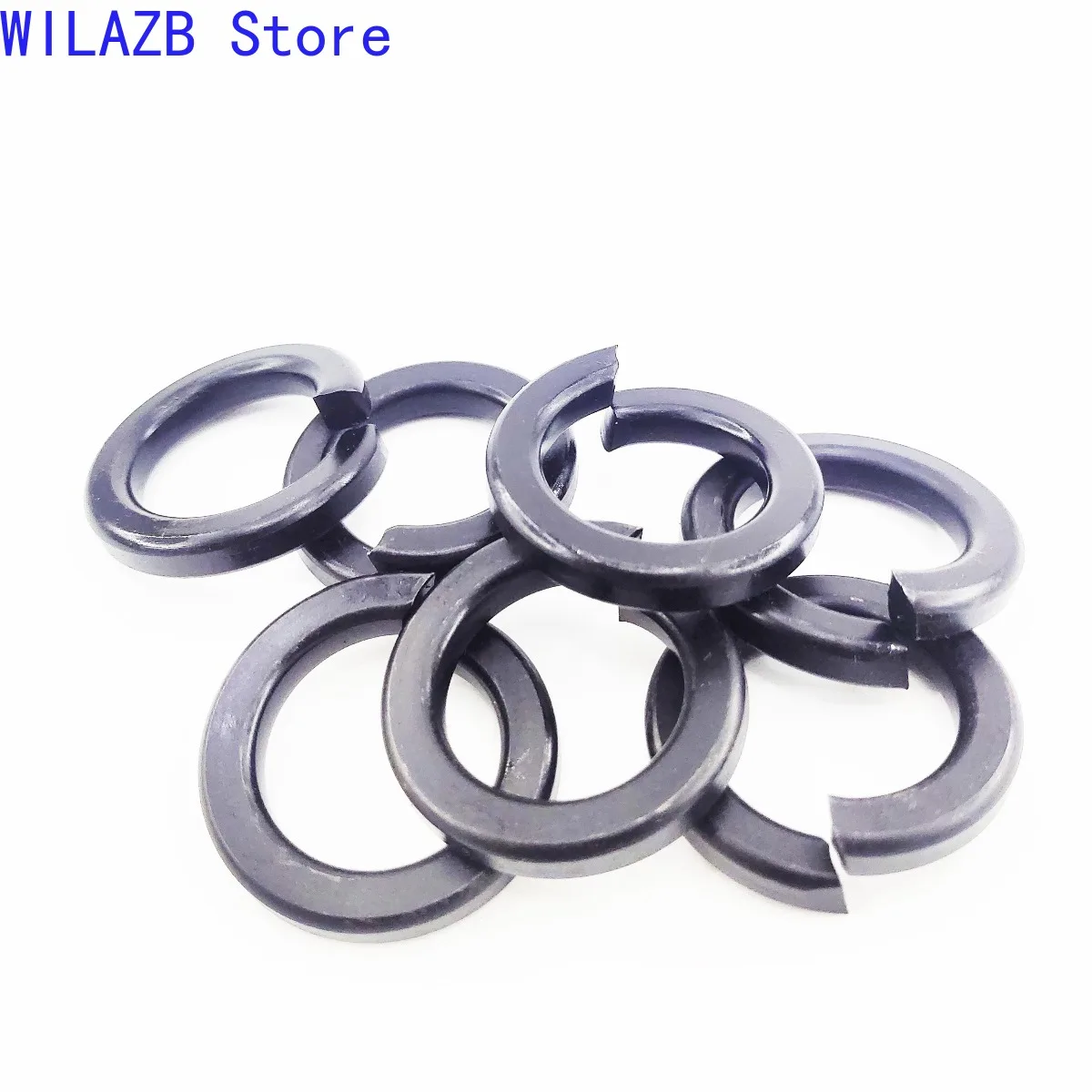 

5/10/25/50pc M2 M2.5 M3 M3.5 M4 M5 M6 M8 M10 M12 - M24 DIN127 GB93 Black Grade 8.8 Steel Spring Washer Split Lock Elastic Gasket