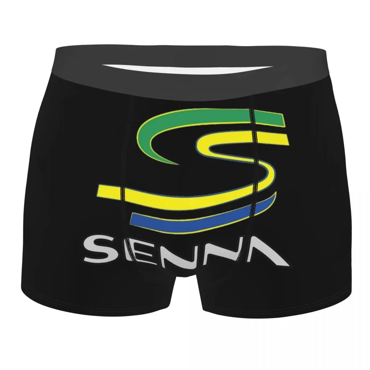 Ayrton Senna Brazil Logo Men's Boxers Briefs Cozy Underwear Underpants