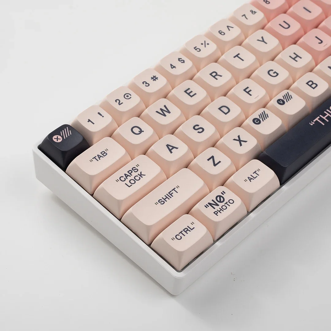 

Dirty powder plastic keycaps XDA height PBT sublimation 68/75/84/87/98/104/108RK VGN S99