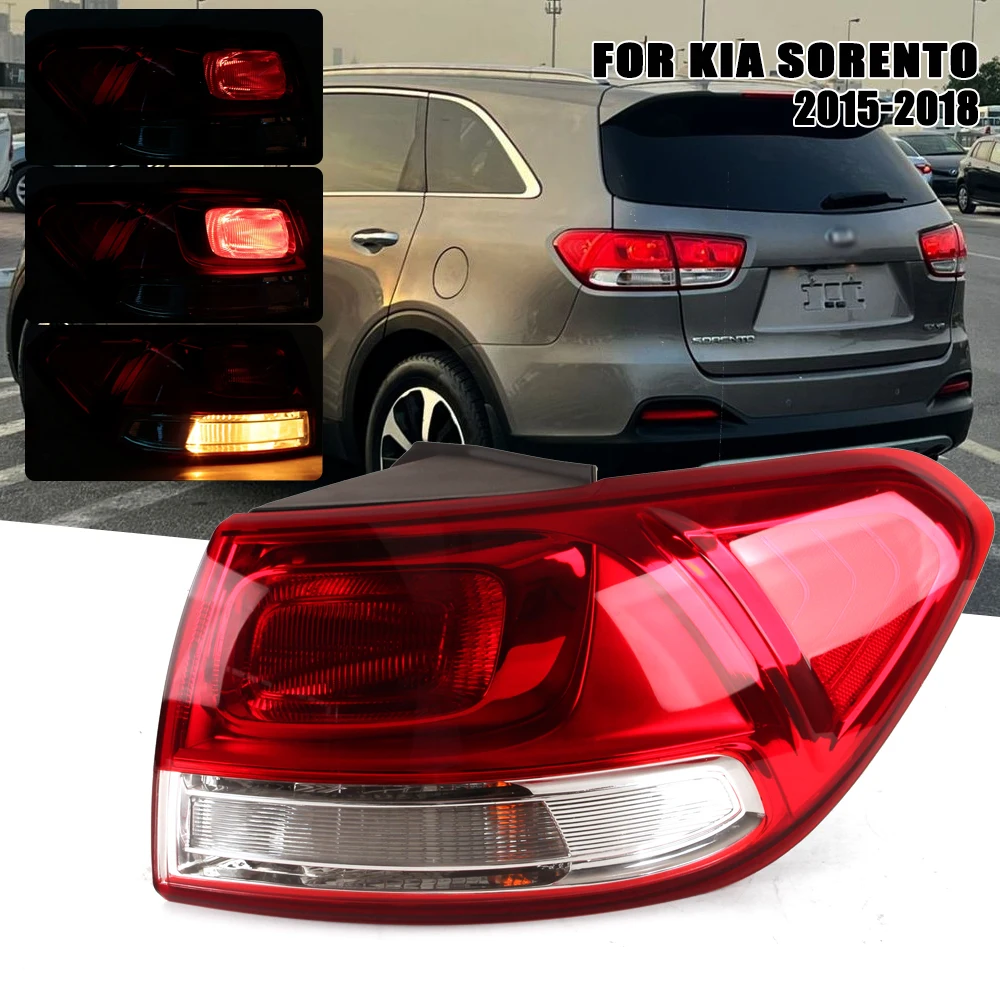 

Left/Right Side Tail Lamp FOR Kia Sorento 2015 2016 2017 2018 Rear Tail Light Brake Lamp with