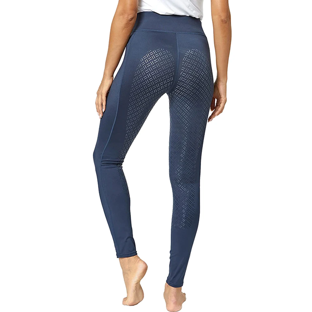 Damen Vollsitz-Reit strumpfhose Active Silicon Grip Reit strumpfhose Reithose mit Gürtels ch laufen und Tasche